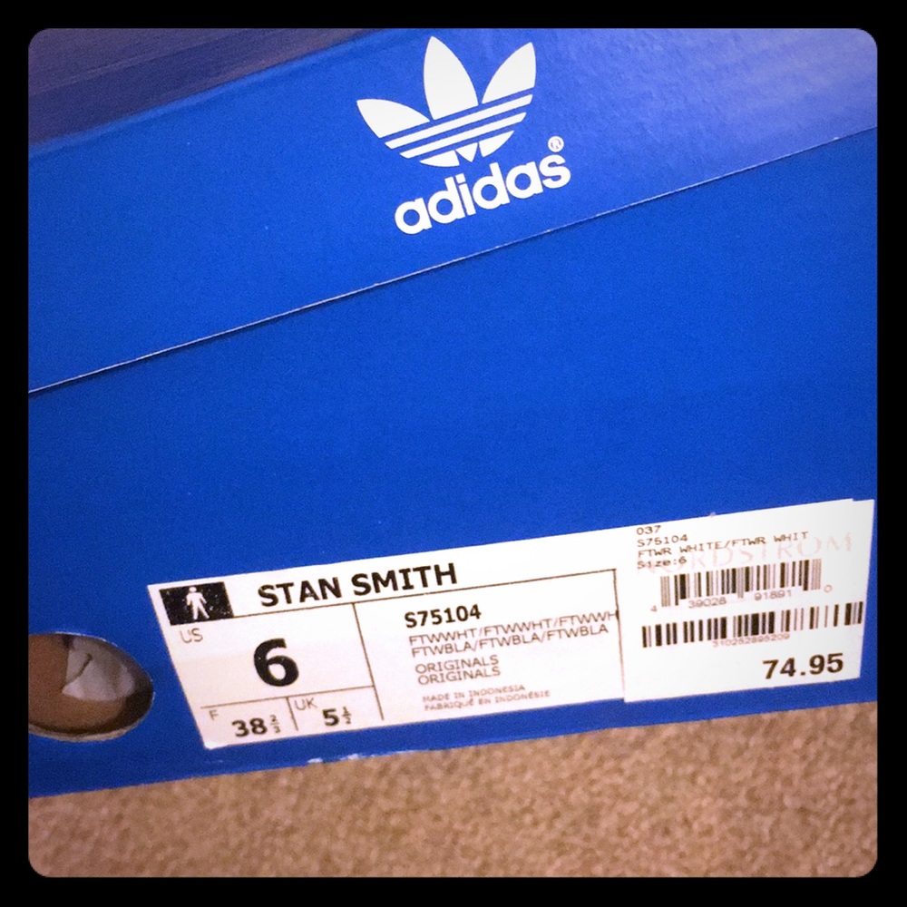 Stan Smith adidas sneakers size 6